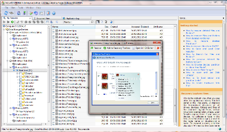 Active@ Undelete pregled pronađenih particija