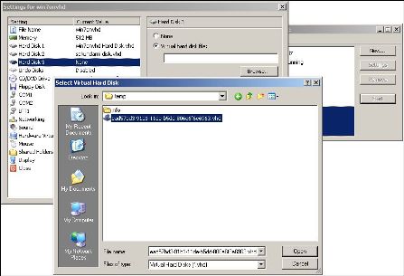 Windows 7 Disk Management — opcije za rad s VHD datotekama Disk Management u Windows 7 — Create i Attach VHD opcije